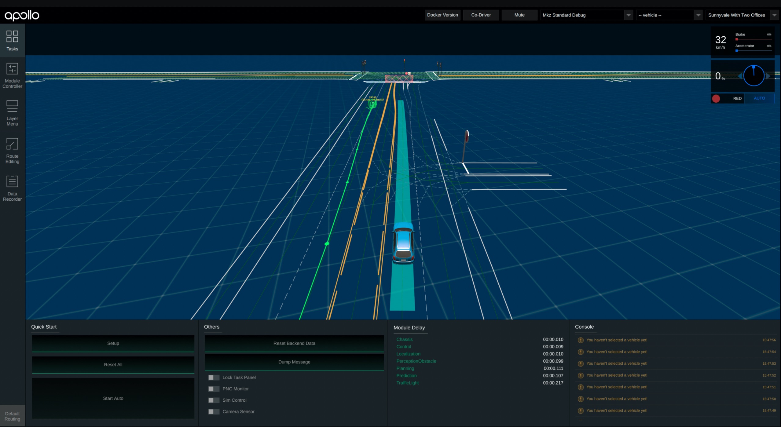 Dreamview with Trajectory